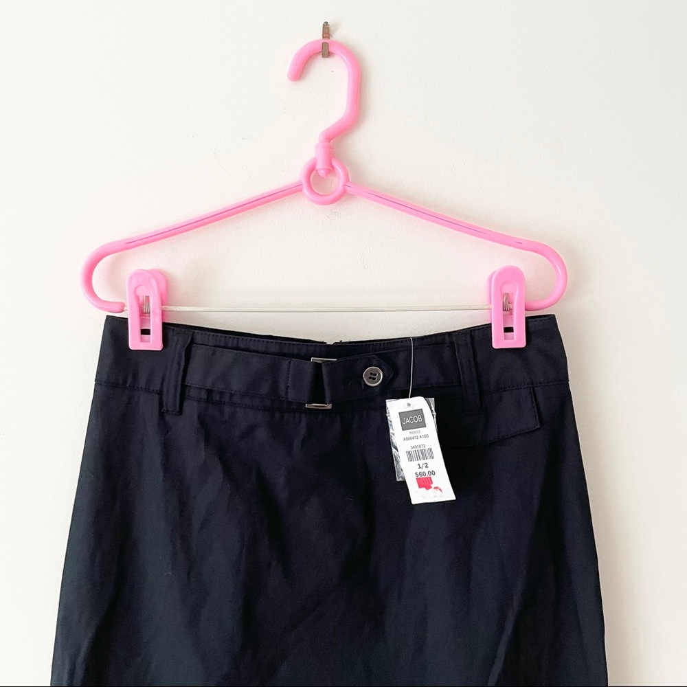 Jacob Navy A-Line Skirt - Picture 2 of 9